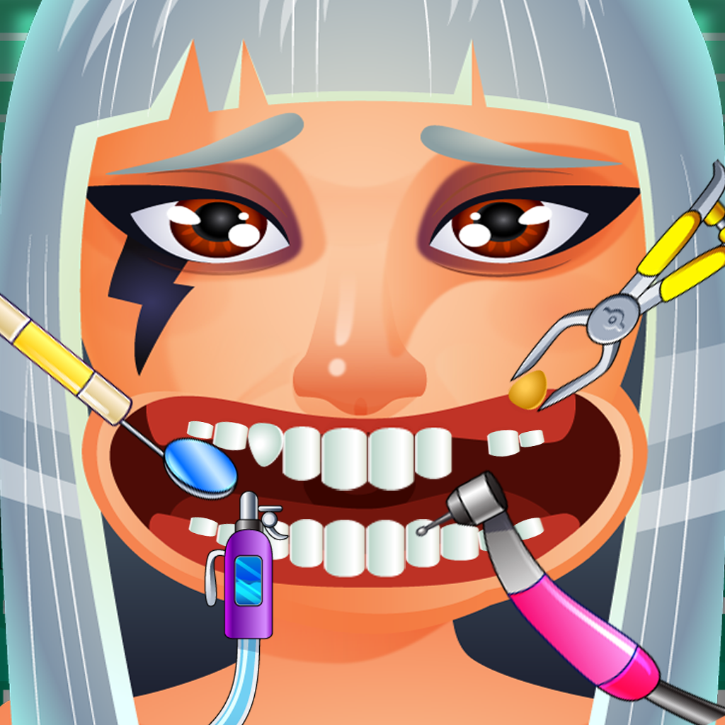 A Celebrity Dentist Game FREE- A fun and fashionable dentist / doctors game for little boys and girls. icon