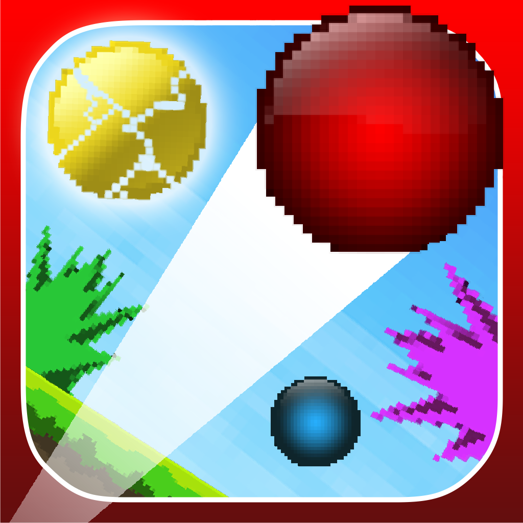 Super Spike Dodge! - A Bouncing Red Ball Drop Game FREE icon