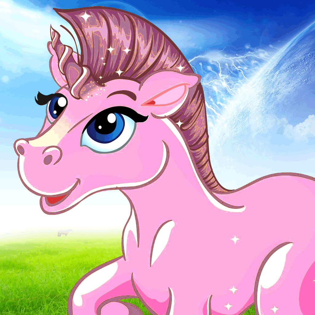 Amazing Pretty Pink Unicorn Magic Letters Attack - Little Fun Alphabet Game Pet for Kids icon