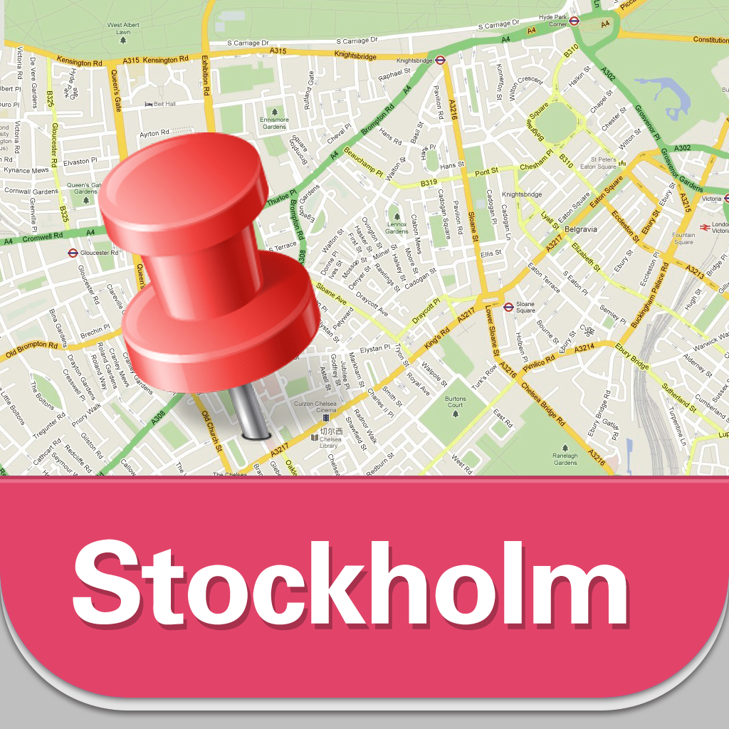Stockholm Offline Map Guide - Airport, Subway and City Offline Map icon