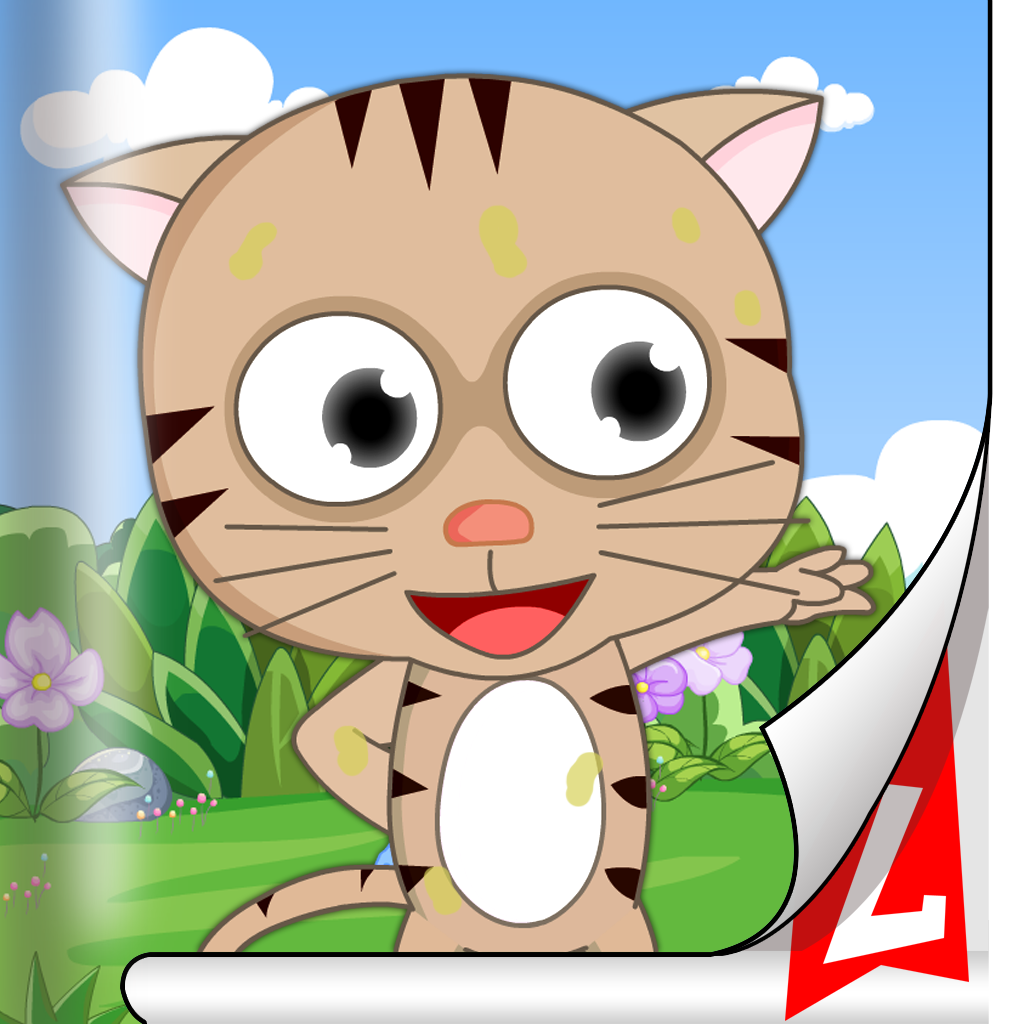 A cat that can change her color - Children's Favorite Stories - LivenBooks icon