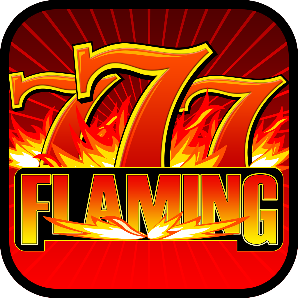 Flaming 777 icon