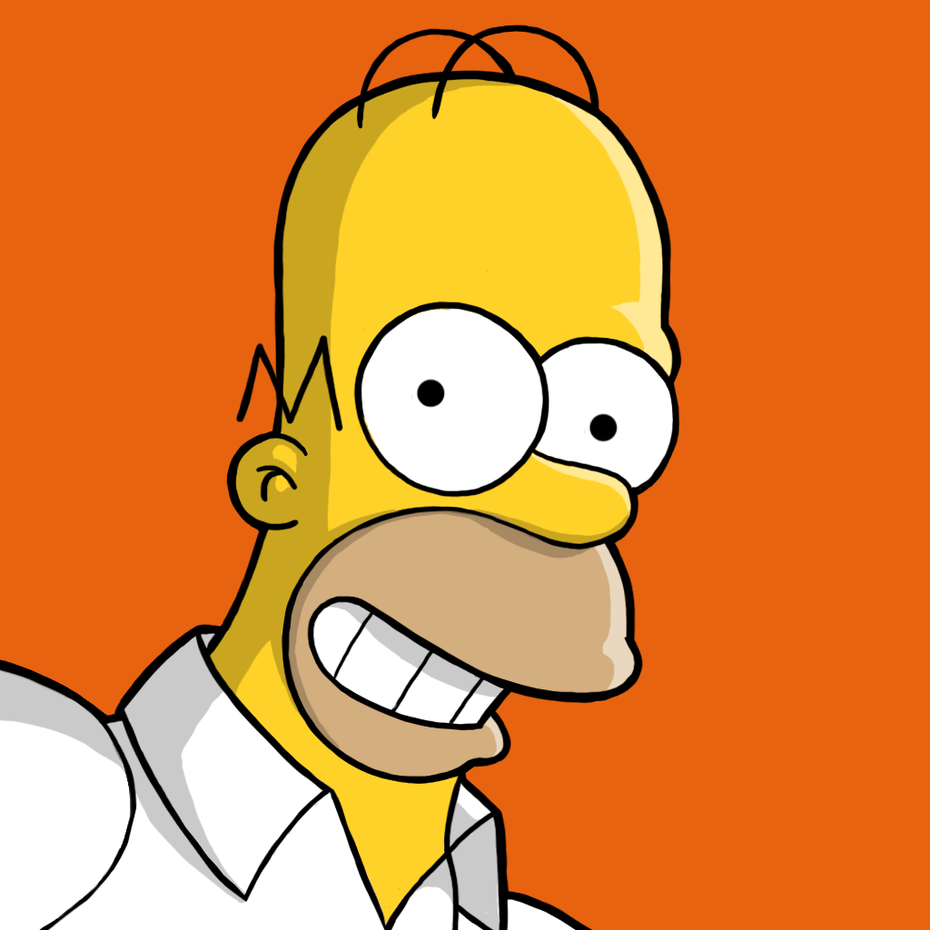 guess the popular tv cartoon characters app ! simpsons edition - a pic trivia games icon