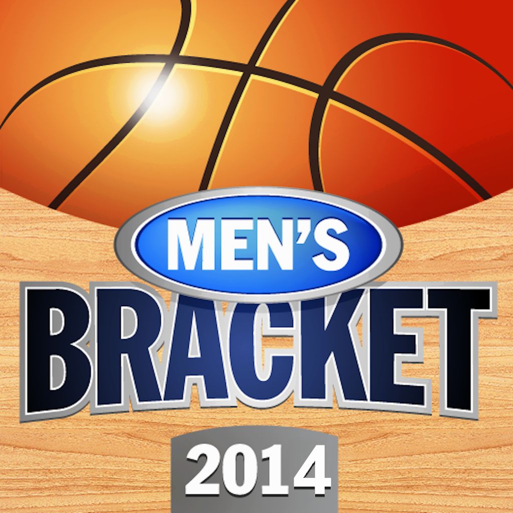 Men's Bracket 2014 for March College Basketball Tournament icon