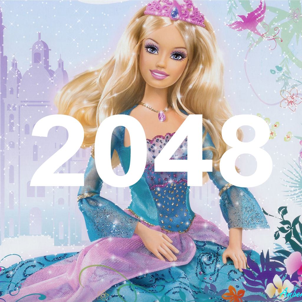 2048 for Barbie Free!! icon
