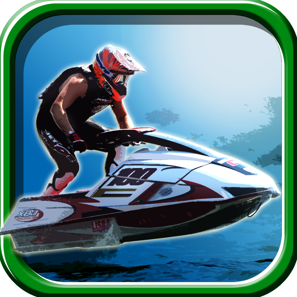 A Jet Ski Wave Rider Speed Racing Game