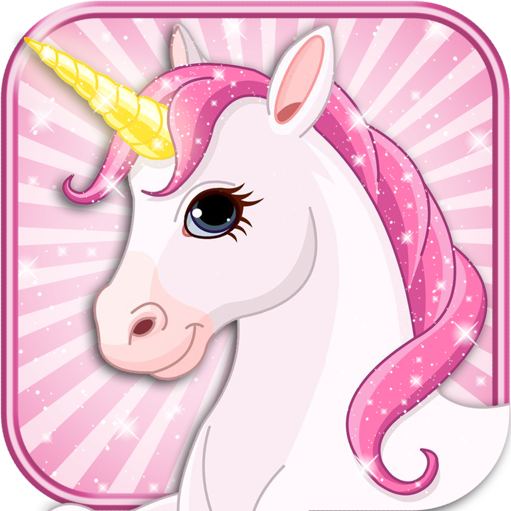 A little pink Unicorn - Learning letters icon