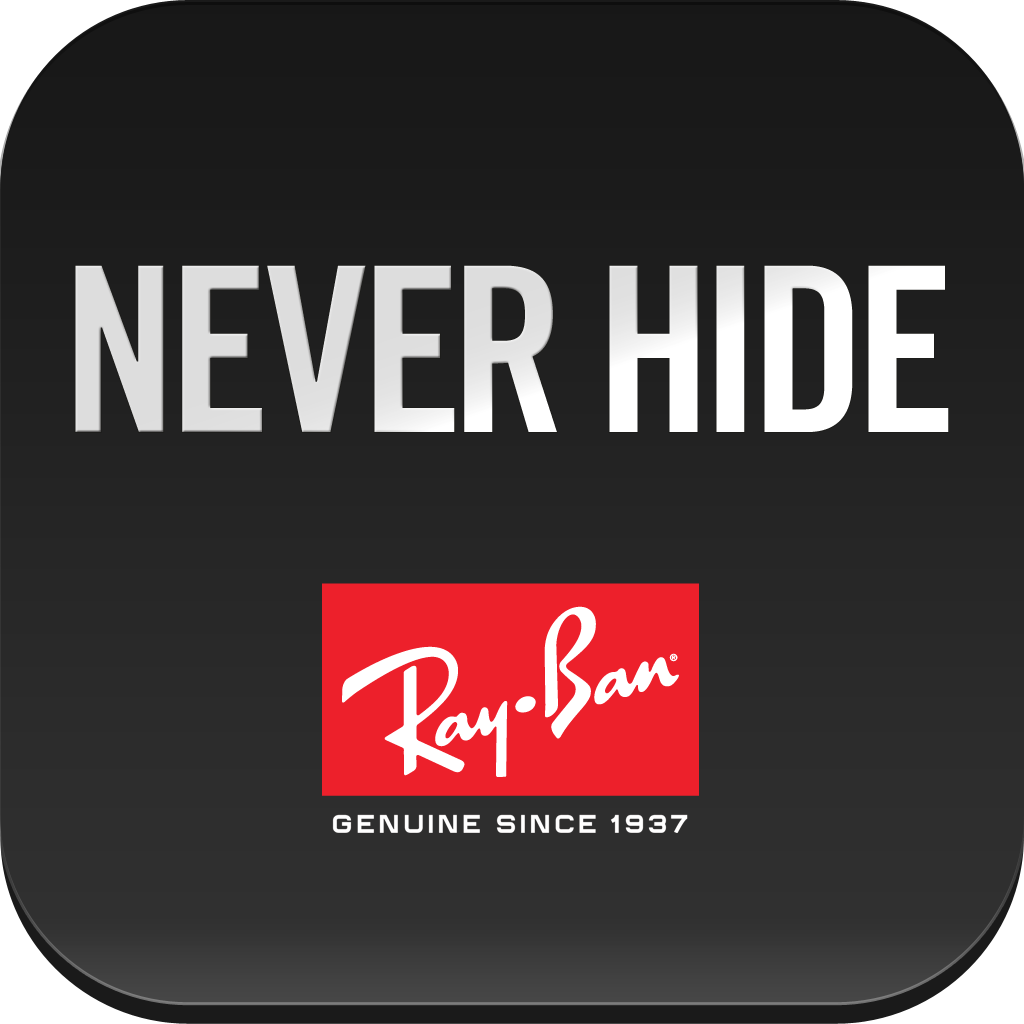 Ray-Ban NEVER HIDE U.S. icon