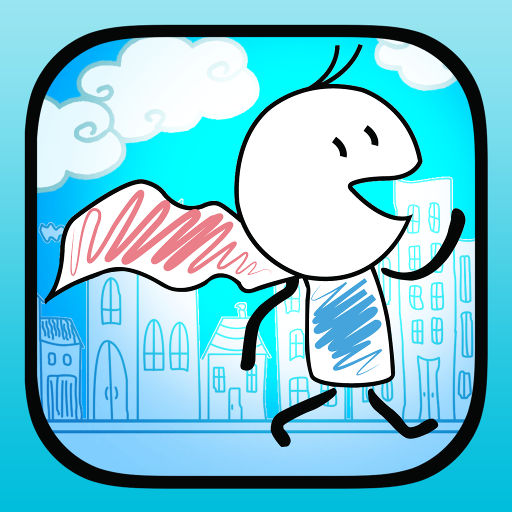 A Doodle Art Street Runner GRAND - The Cool Sketch-Man Racing Game icon