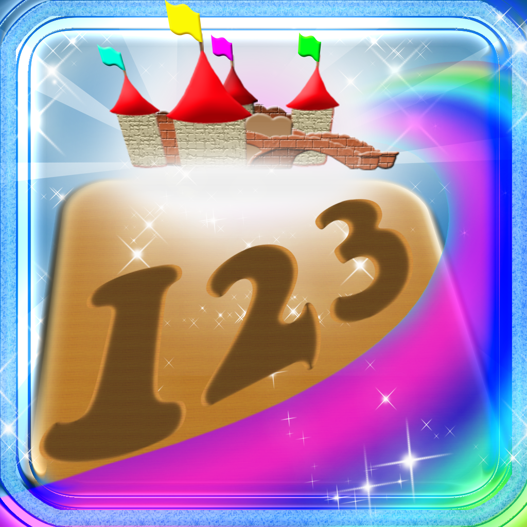 123 Numbers Magical Kingdom - Count Learning Experience Wood Puzzle Match Game icon