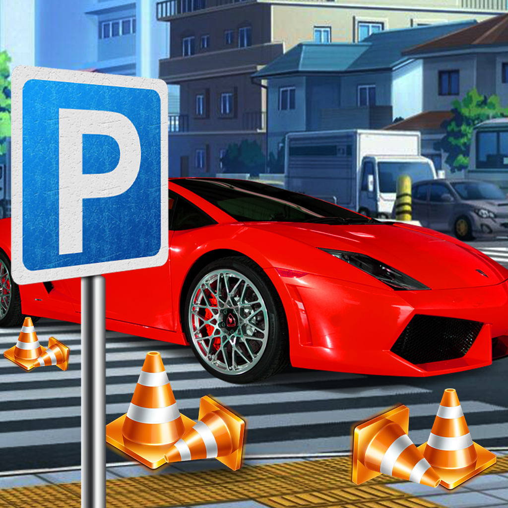 3D Sports Car Classic Skill Parking