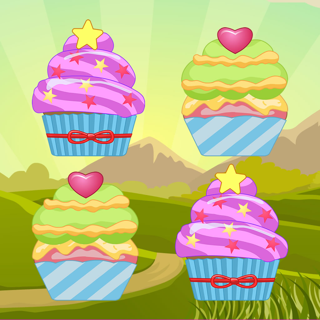 Kids Fun Cupcake Match It! Game - Kwazy Cupcakes Match It! Games Edition