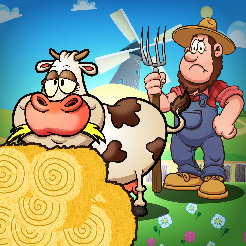 Crazy Cow vs. Mad Farmer EPIC - The Angry Farm Cows Barn Run Game icon