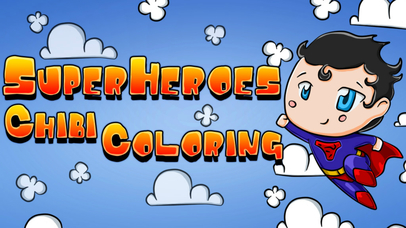 Superheroes Chibi Coloring Screenshot on iOS