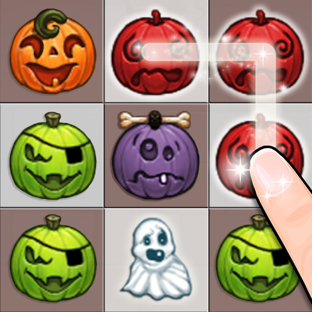 Halloween Swipe - Pumpkin Connecting Match-3 Puzzle icon
