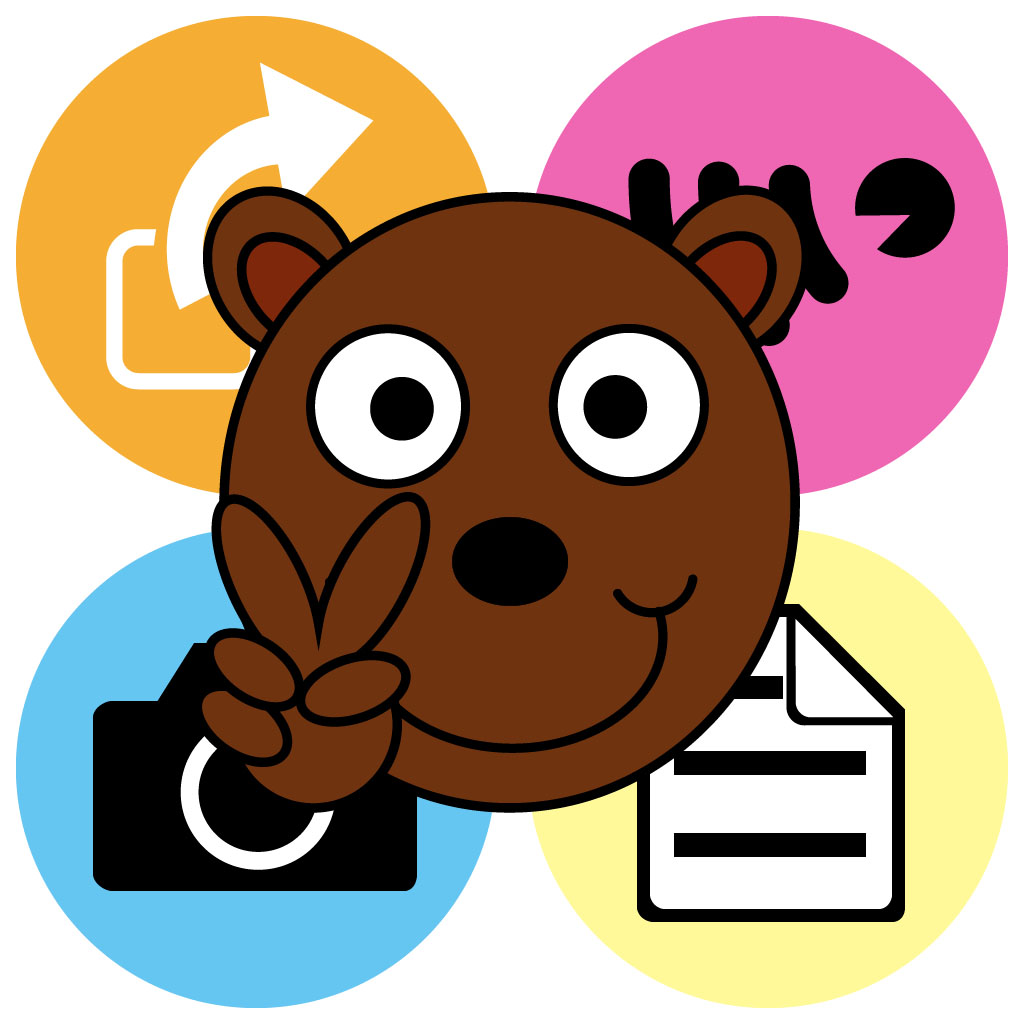 Peace Bear Round Note icon