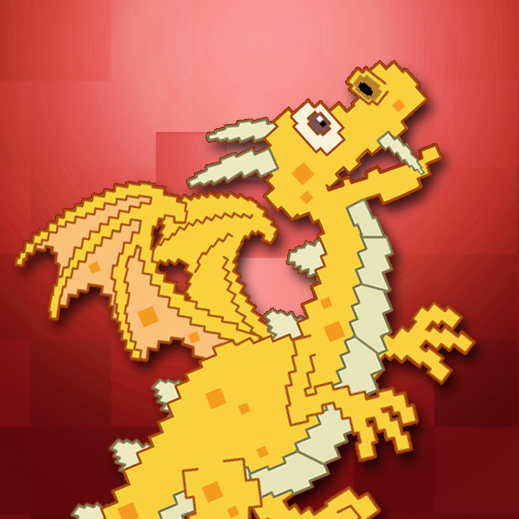 Warlords of Dragon: Pixel Dino Vengeance in Jurassic City of Gravity icon