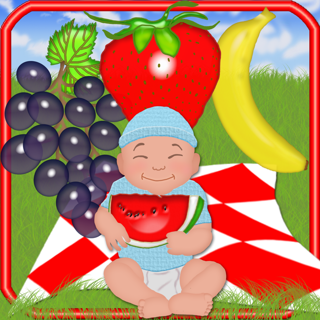123 Fruits Catch - Food shapes Learning Game icon