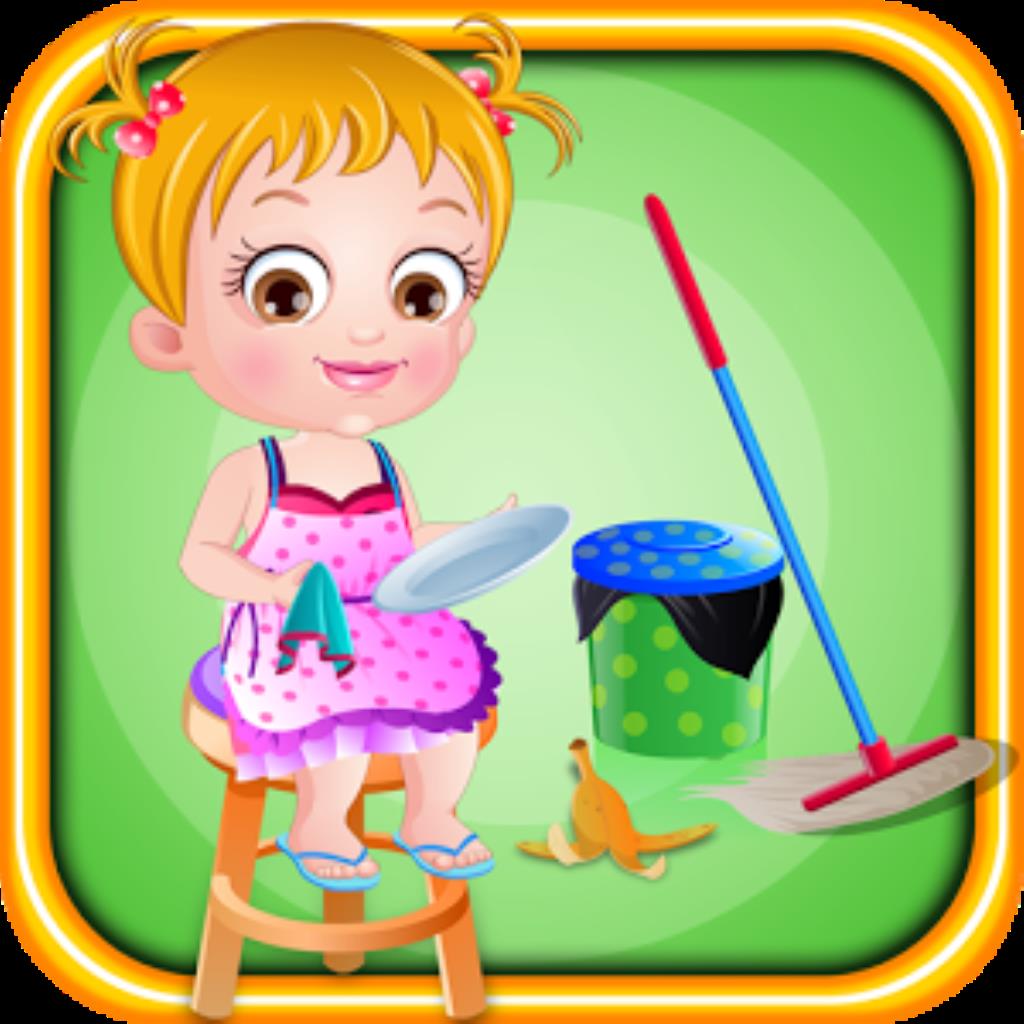 Baby Hazel - Cleaning Time icon