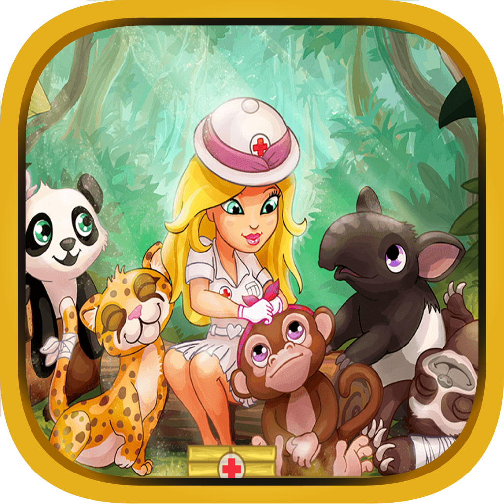 Cute Jungle Hospital Game for Kids and Adult