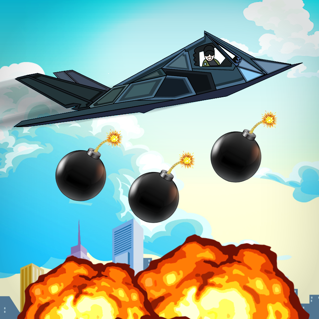 A Stealth Bomber War Fighter FREE - Modern Jet Air-Plane Combat Game icon
