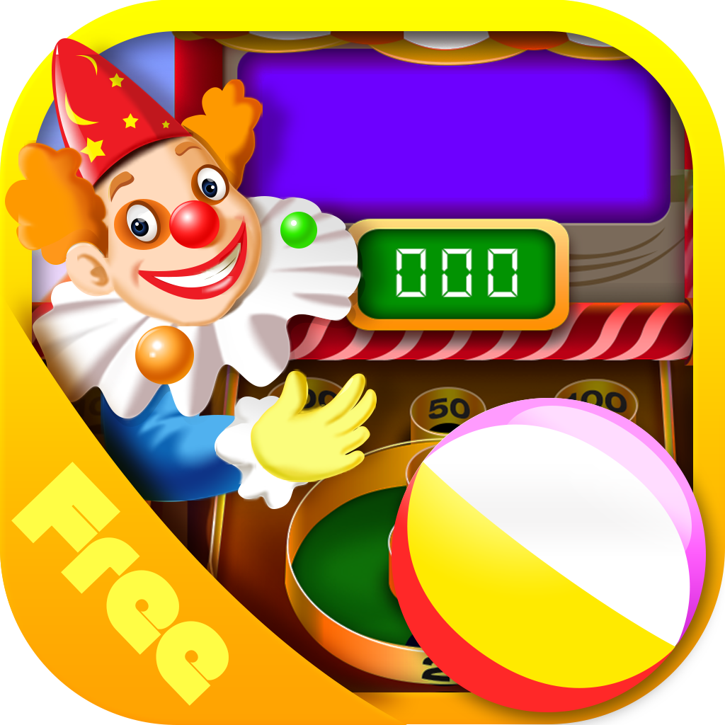 Clown Bowling FREE - Skee Ball Style Arcade Bowling Knock Down Challenge icon