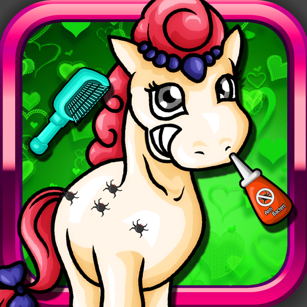+Awesome crazy messy ponies & horses - Free make-over games 4 girls & boys icon
