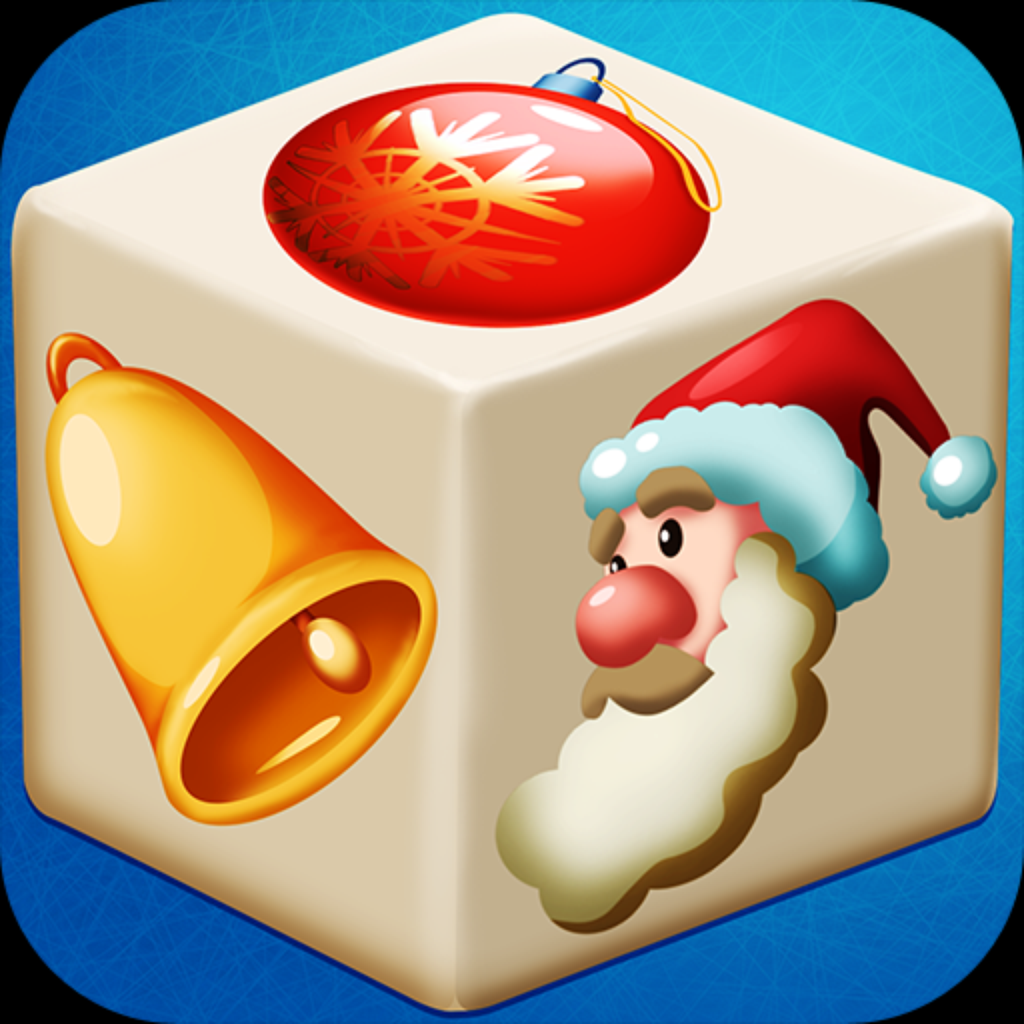 Christmas Majong Cube 3D icon