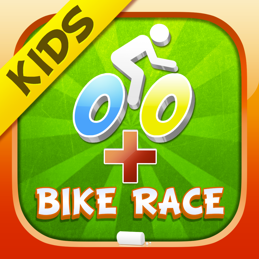 Addition Bike Race for Kids icon