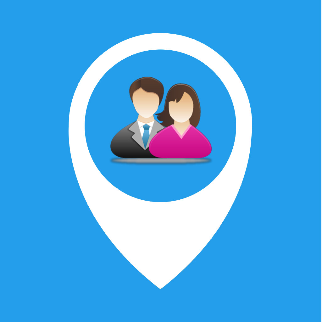 好友位置分享-Gps location share icon