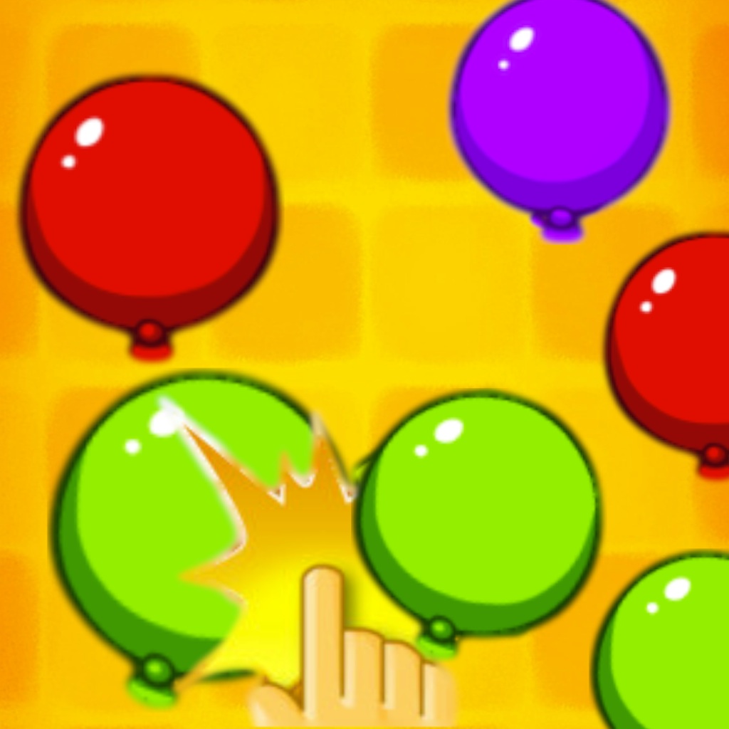 Crazy Balloon Popper Fly Mania: Pop & Burst Colorful Popping Balloons icon