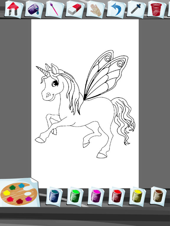 App Shopper: Unicorn Coloring Book (Entertainment)