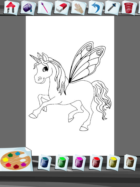 App Shopper Unicorn Coloring Book (Entertainment)