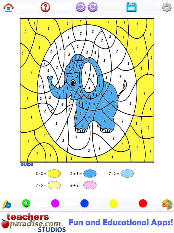 Download App Shopper: Kids Math Coloring Book - Paint by Numbers ...