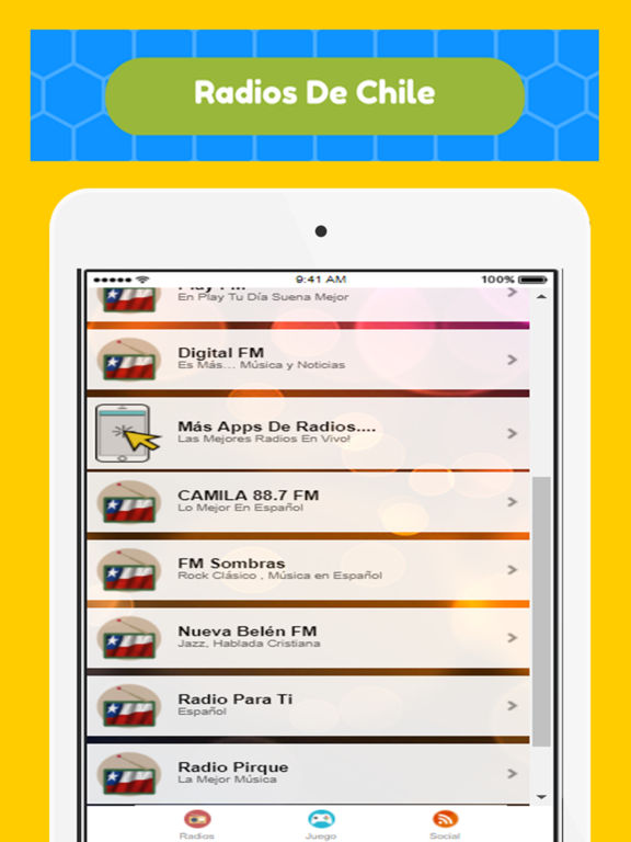 App Shopper A+ Radios De Chile Emisoras De Radio Chilenas (Entertainment)