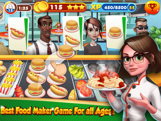 App Shopper: Cooking Games Fast Food Kitchen & Top Burger Chef (games)