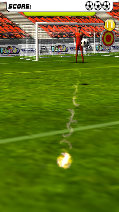 Perfect Penalty Football Kicks Pro - Real Soccer Goal Shootouts Screenshot on iOS