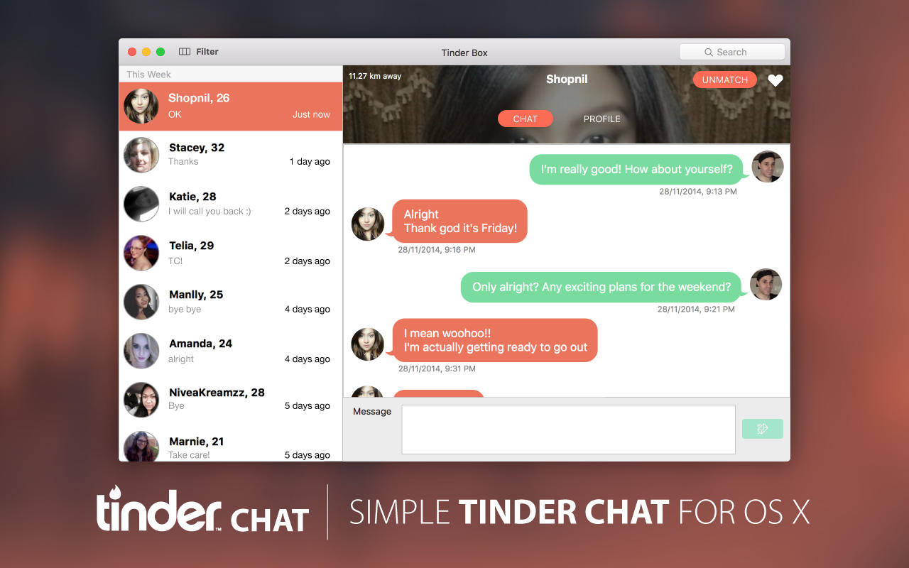 App Shopper Messenger For Tinder Social Networking.