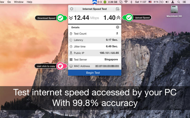 Internet Speed Test 2.6  Get 99.8% Accurate speedtest