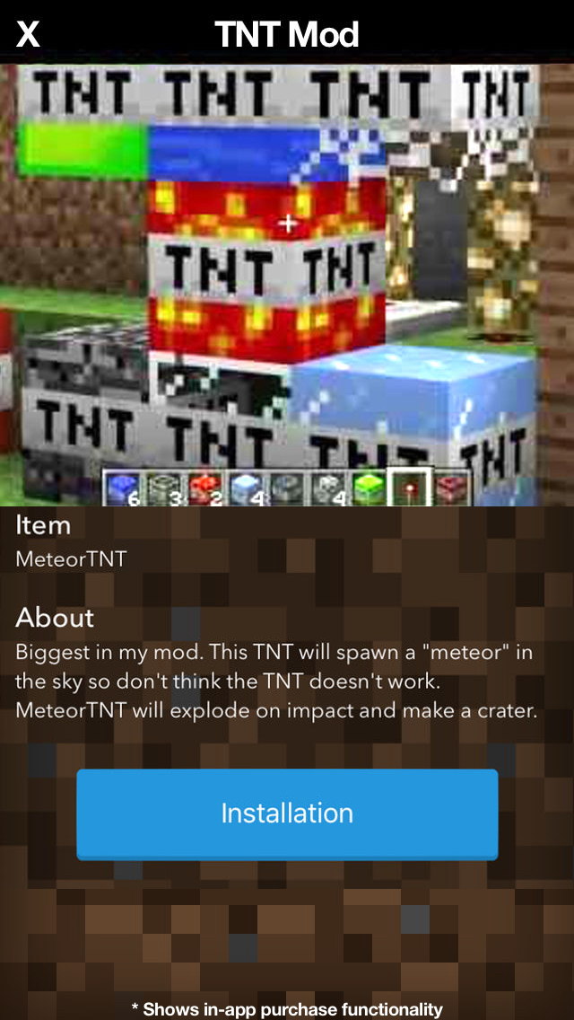 Tnt mod for minecraft pocket edition