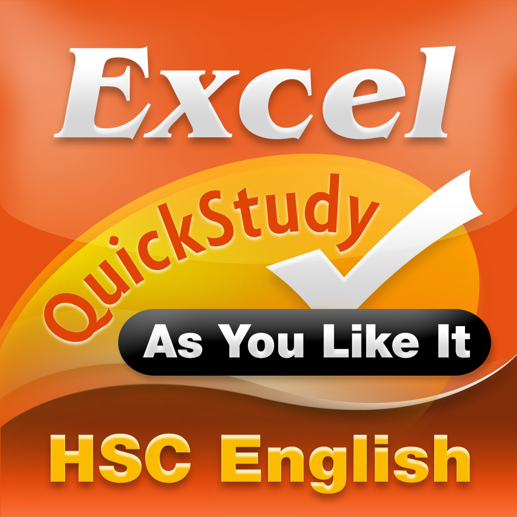 Excel HSC English Quick Study: As You Like It icon