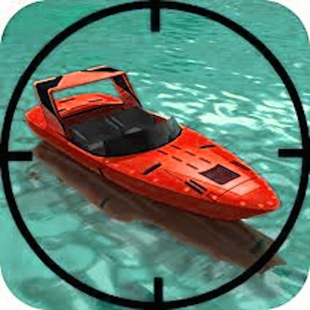 Absolute Adventure in Sea-Shooter Speedboat targeting water missile icon