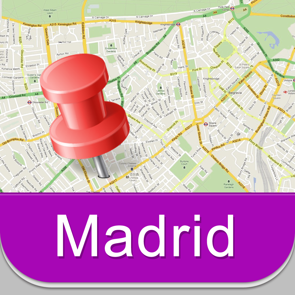 Madrid Offline Map Guide - Airport, Subway and City Offline Map icon