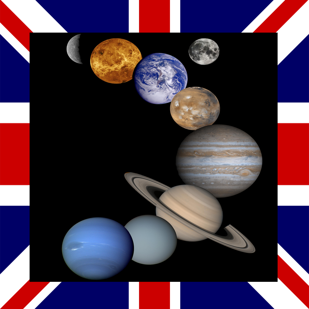 English Words: Universe and Space icon