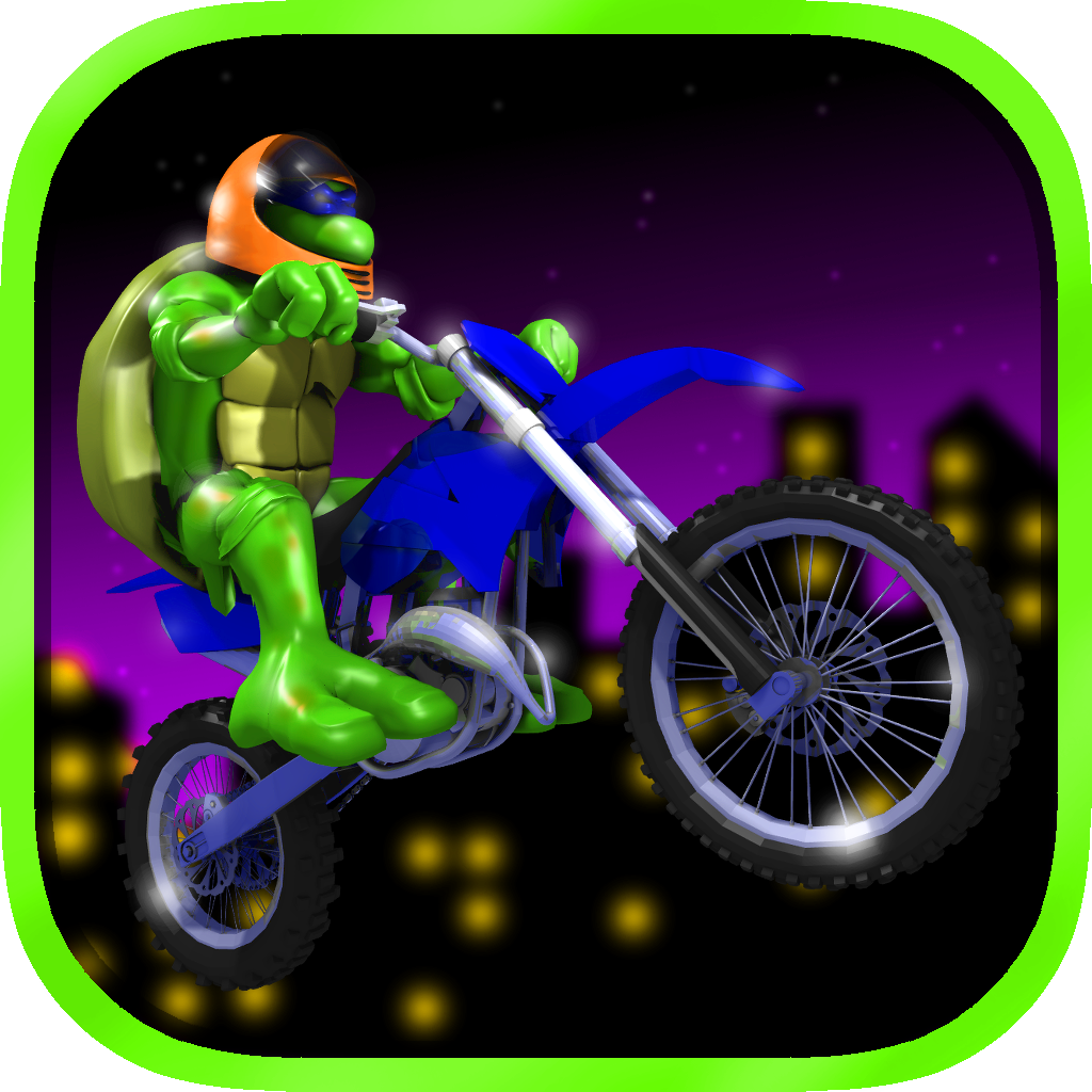 BMX Racing Turtles vs. Ninja Warriors Game - PRO!