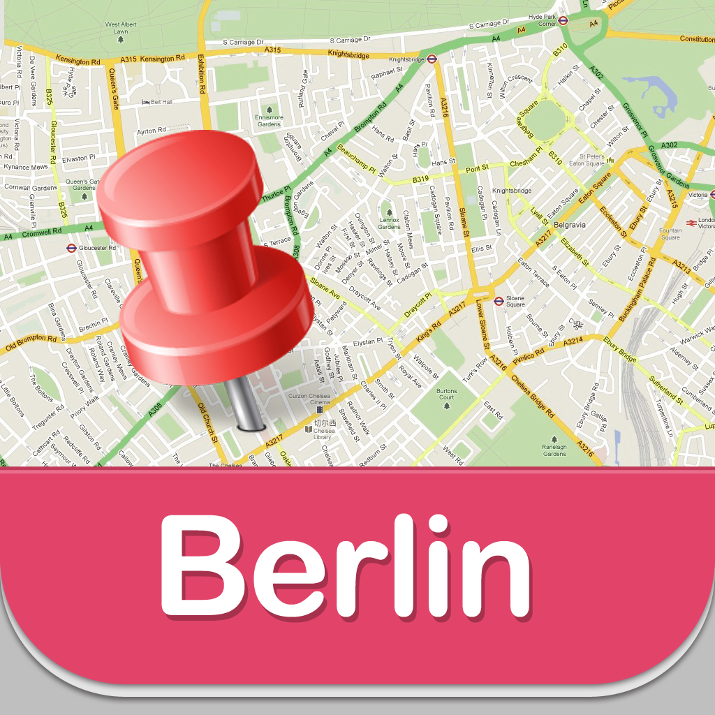Berlin Offline Map Guide - Airport, Subway and City Offline Map, Offline GPS icon