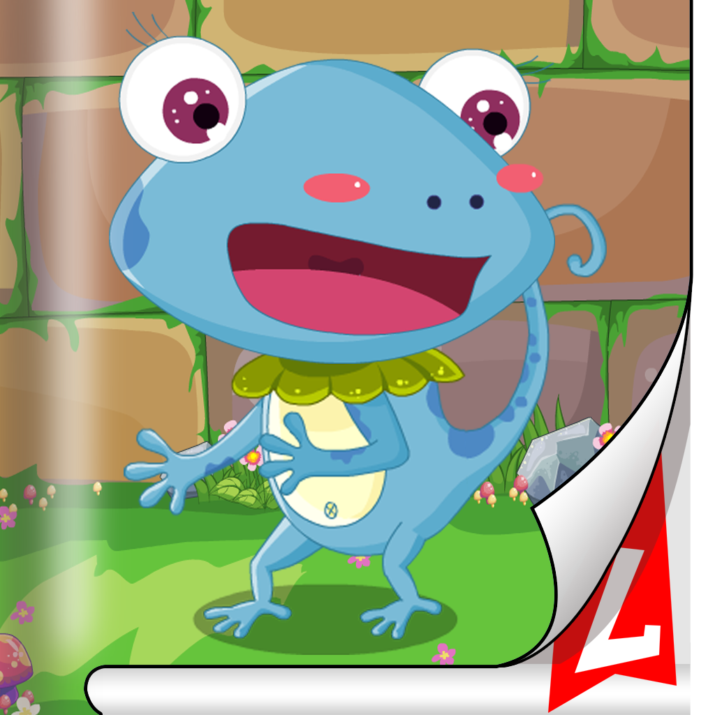 Little Gecko borrowing a tail – Children's Favorite Stories - LivenBooks icon