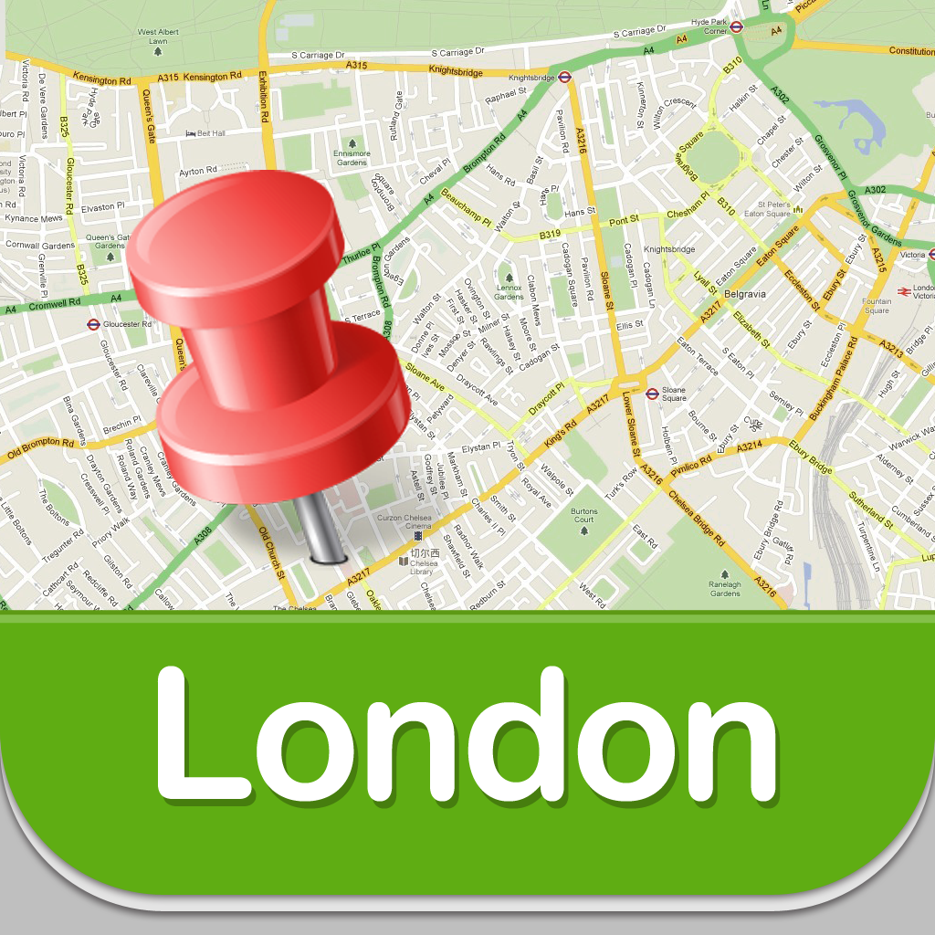 London Offline Map Guide - Airport, Subway and City Offline Map, Offline GPS icon