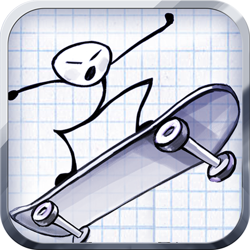 Skateboarding Stickman Pro icon