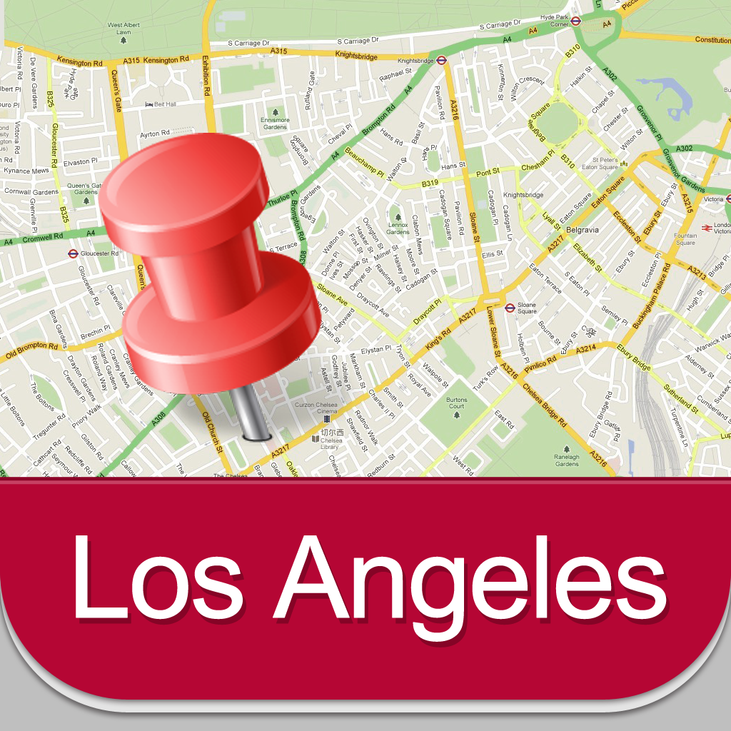 Los Angeles Offline Map Guide - Airport, Subway and City Offline Map icon